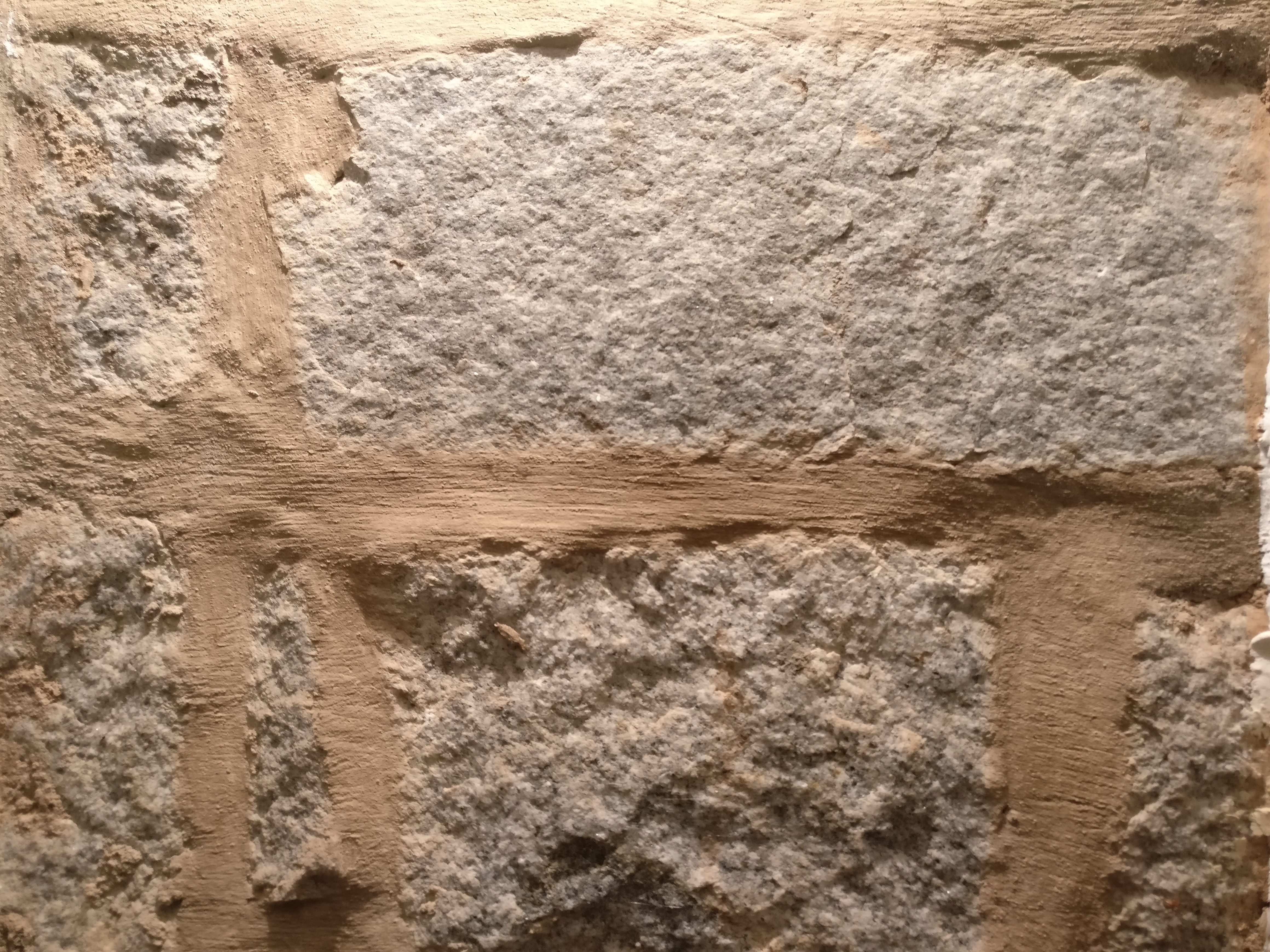 Detail of brick in Zenrainman's house, Bangalore