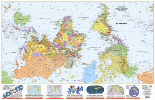 'What's up? South!' map