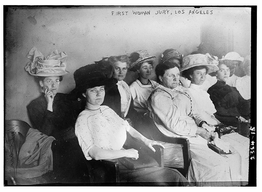 First woman jury, Los Angeles